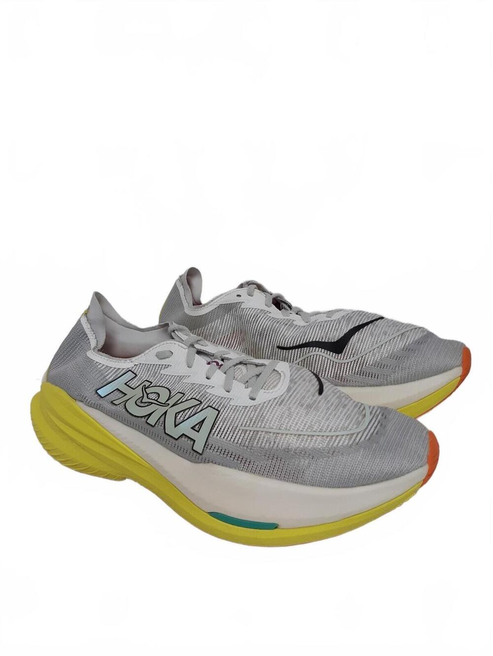 HOKA Men Mach X 2 1155119 White Yellow Size 13 D